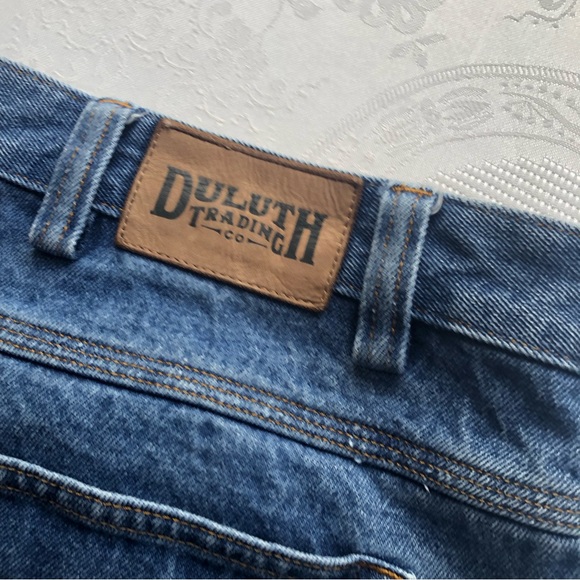 Duluth Trading Men’s Size W44/L30 Blue Jeans Denim Pants Classic Straight-Leg - Picture 6 of 16